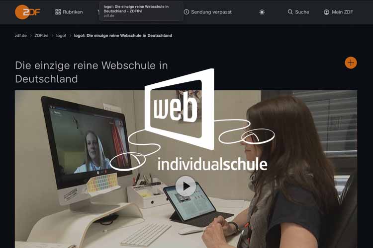 TV Beitrag über die web-individualschule bei Logo!